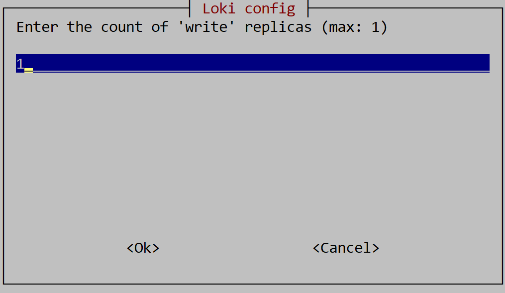 install 11 loki write replicas