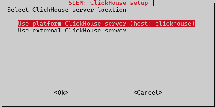 install siem clickhouse