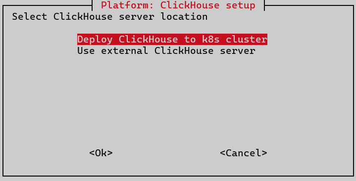 install clickhouse setup
