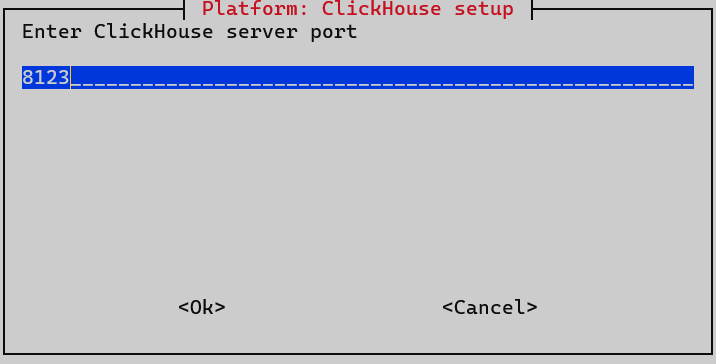 install platform clickhouse http port