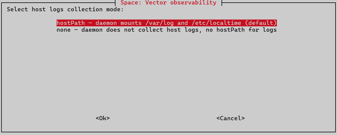 vector host logs