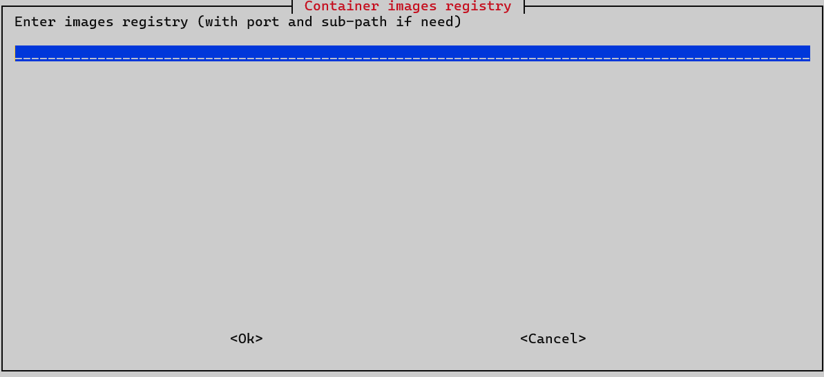 images registry path