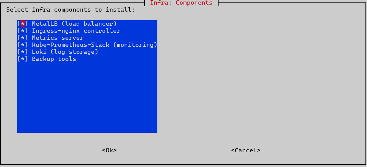 infra components