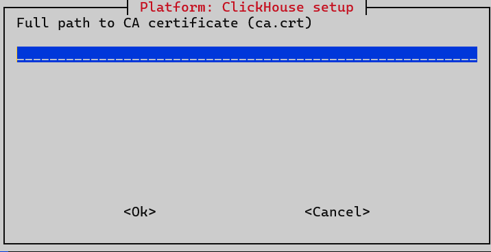 install platform clickhouse ca crt