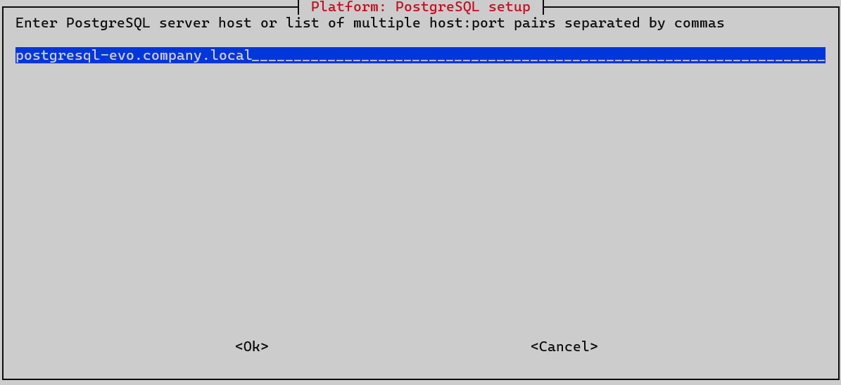 platform postgres hosts