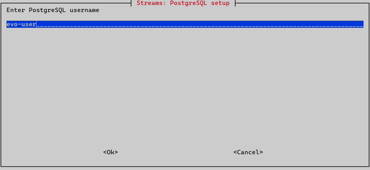 streams postgres username