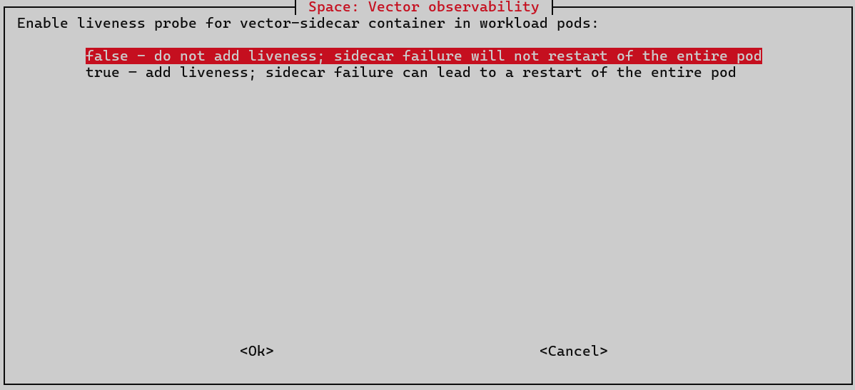 vector liveness probes