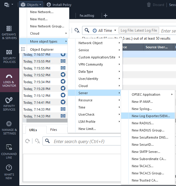 check point gaia basic exporter