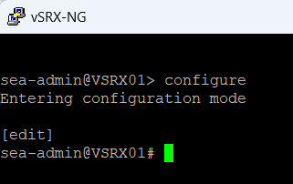 juniper vsrx ng configure