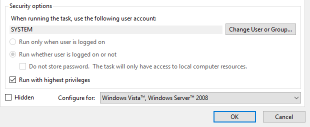 microsoft windows sysmon run highest