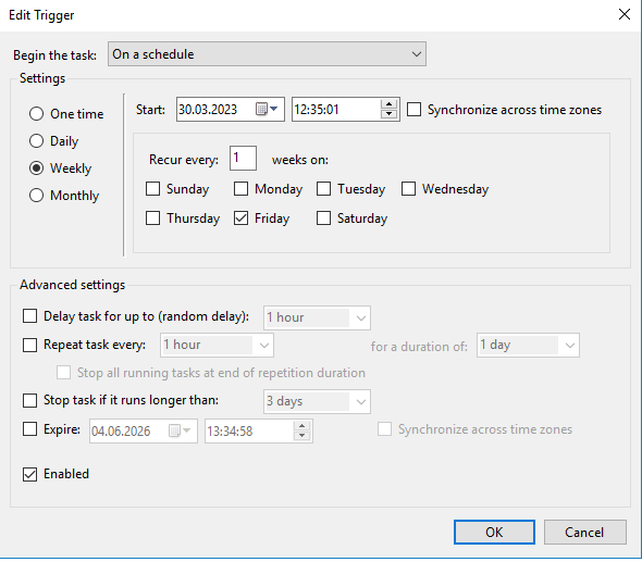 microsoft windows sysmon trigger task scheduler
