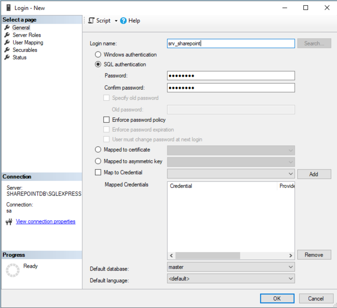 microsoft sharepoint create account