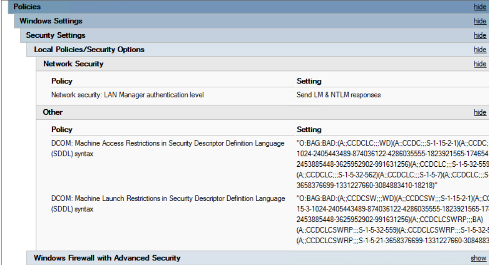microsoft wmi policy show