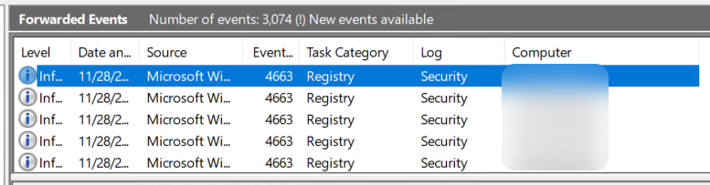 wec show forward events