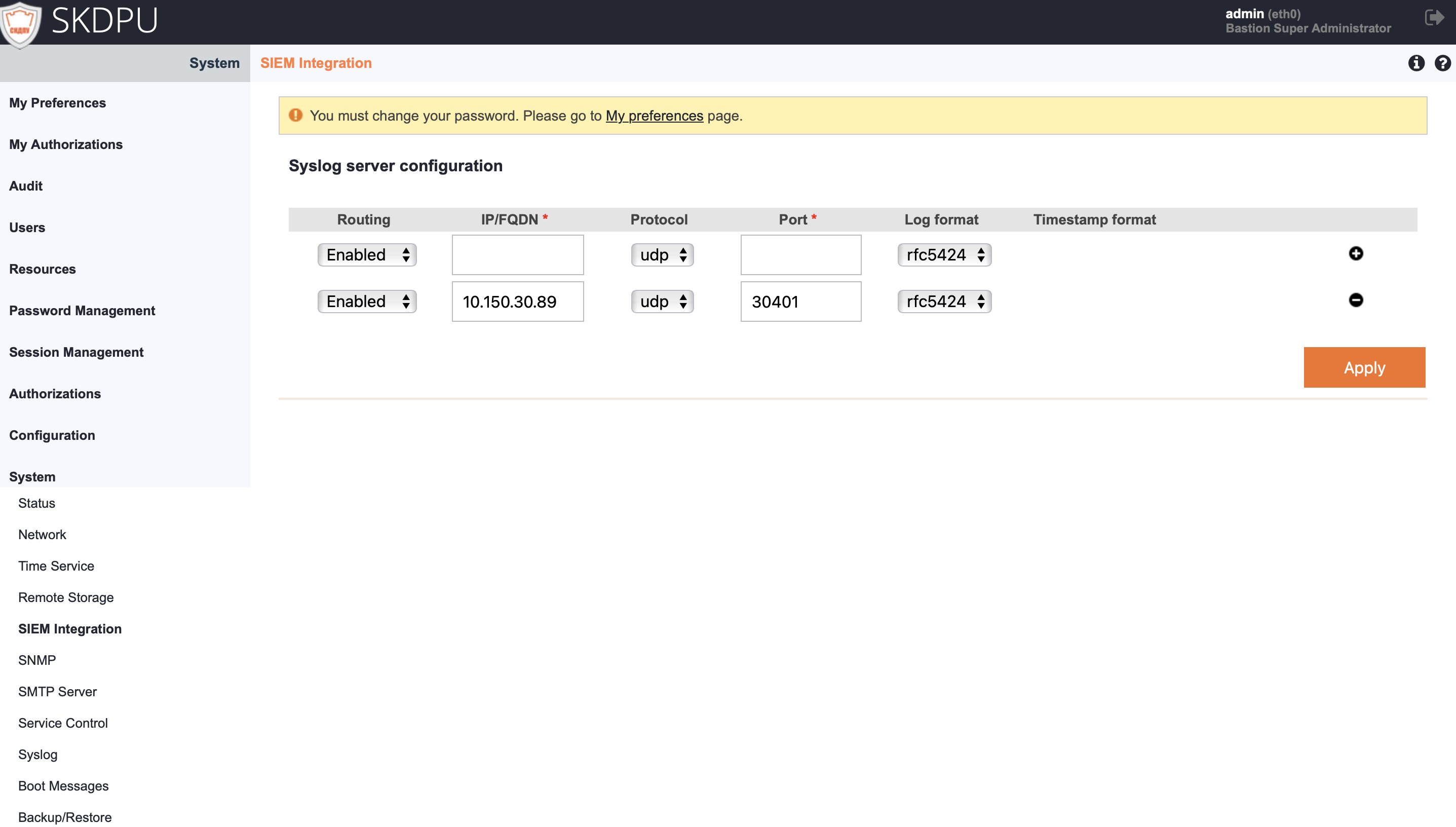 it bastion skdpu nt gw logging