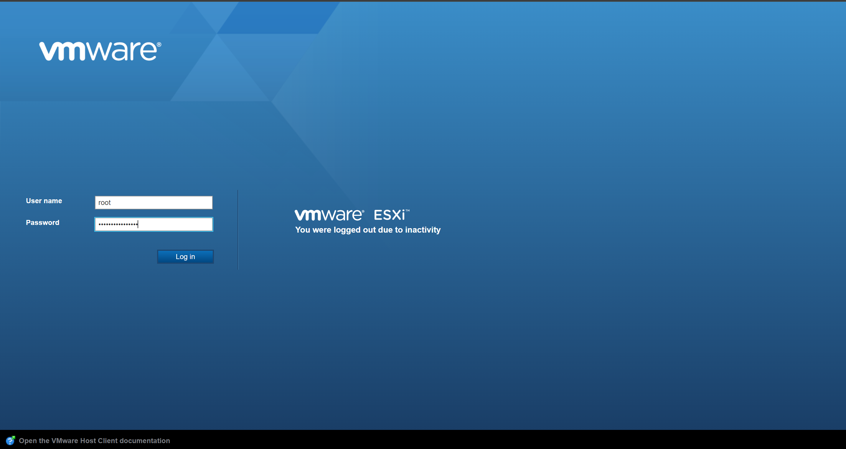 vmware esxi VMware ESXi