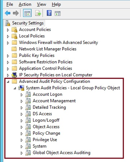 microsoft windows advanced audit en