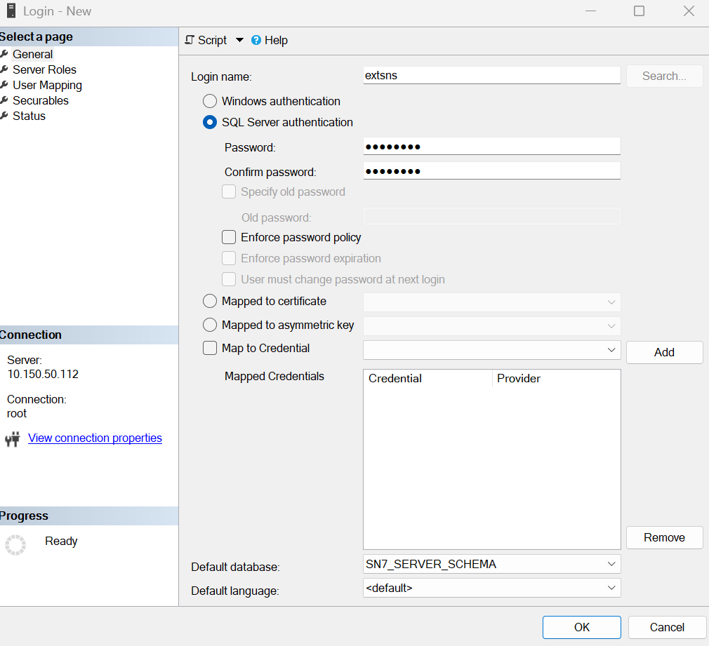 SNS mssql 2
