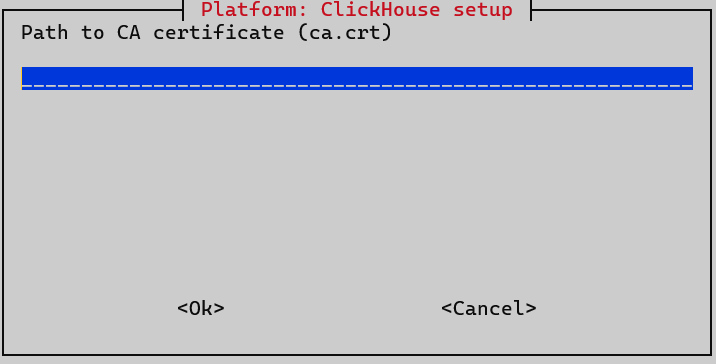 install clickhouse path to ca crt