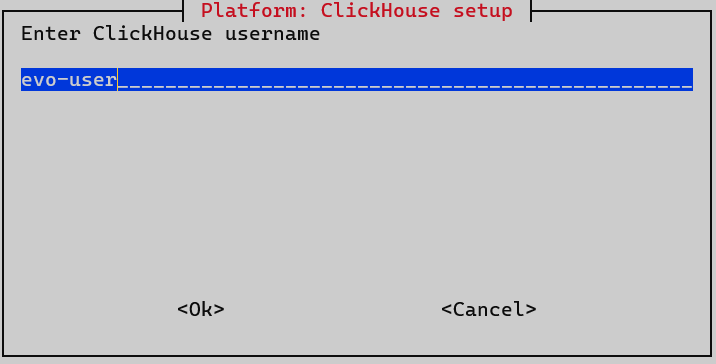 install platform clickhouse user