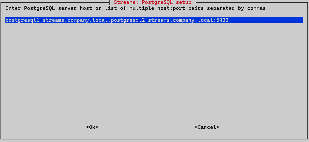 streams postgres hosts